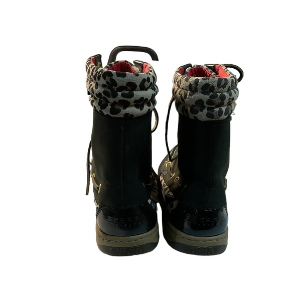 Sperry Top Sider boot women’s 8.5 Hikerfish Leopard print - Picture 3 of 11
